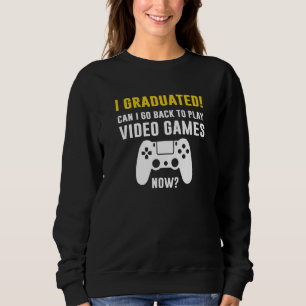 Camiseta Eu Me Formei Posso Voltar Para Tocar Videos games 