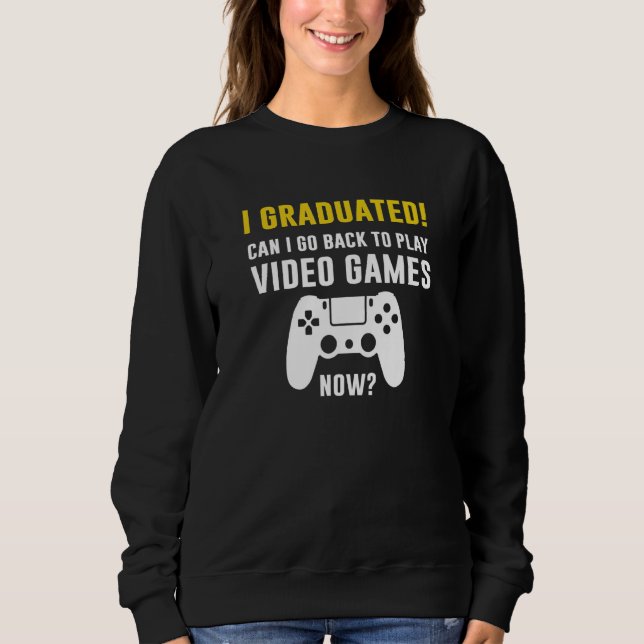 Camiseta Eu Me Formei Posso Voltar Para Tocar Videos games  (Frente)