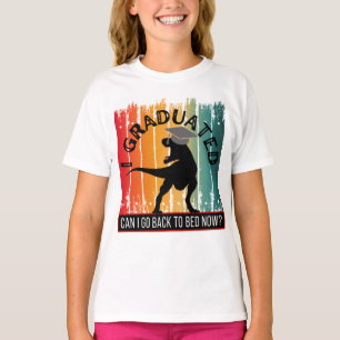 Camiseta EU ME GRADUEI, POSSO VOLTAR PARA A CAMA AGORA? Cam