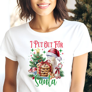 Camiseta Eu Me Ofereci Para o Papai Noel Natal Divertido