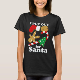 Camiseta Eu Me Ofereço Para Papai Noel Natal Divertido