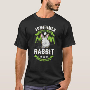 Camiseta Eu Me Pergunto Se Meu Coelho Está Pensando Em Mim