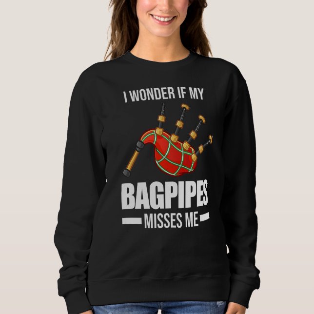 Camiseta Eu Me Pergunto Se Minhas Bolsas Perderam A Bagpipe (Frente)