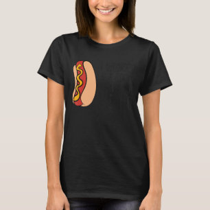 Camiseta Eu Me Pergunto Se Os Hotdog Pensam Em Mim Muito Qu