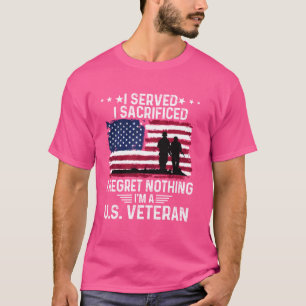 Camiseta Eu me servi, eu sacrifiquei, não me arrependo de n