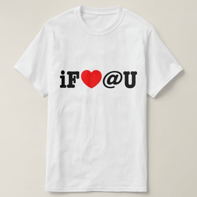 Camiseta Eu me sinto feliz com você (Frente do Design)