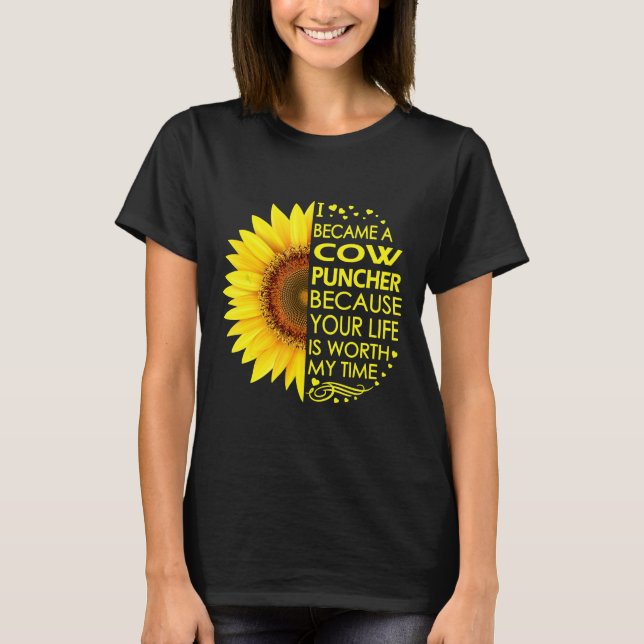 Camiseta Eu Me Tornei Girasol Vaqueiro (Frente)