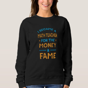 Camiseta Eu Me Tornei um Professor de Matemática por Dinhei