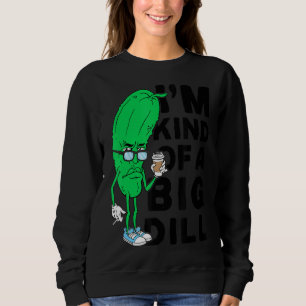 Camiseta Eu Meio Que Uma Grande Dill Pickles Vegan Sou Uma 