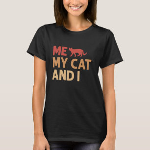 Camiseta Eu Meu Gato e Eu Mãe de Gato