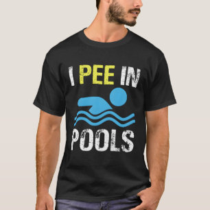 Camiseta Eu mijo nas Piscinas