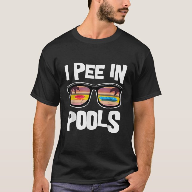 Camiseta Eu mijo nas Piscinas (Frente)