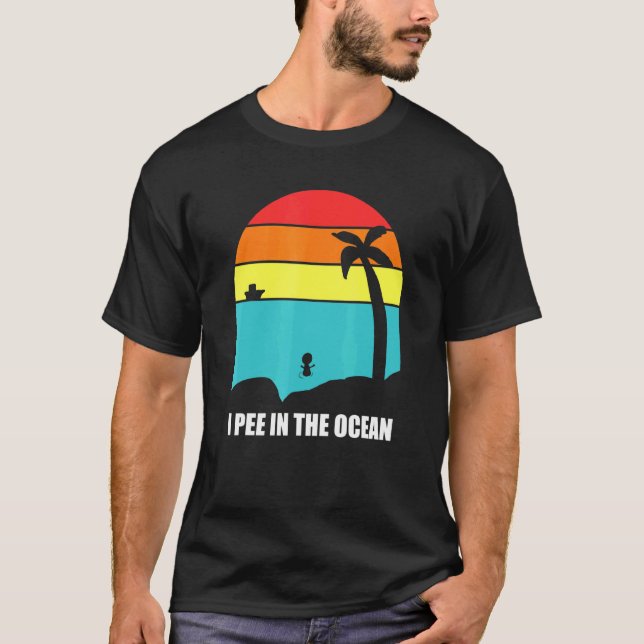 Camiseta Eu Mijo No Oceano (Frente)