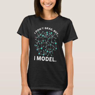Camiseta Eu Modelo Data Science Coding Humor