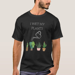 Camiseta Eu Molhei Meu Jardinagem De Plantas