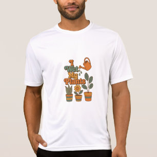 Camiseta Eu molhei minhas plantas - Trás 70 tiras