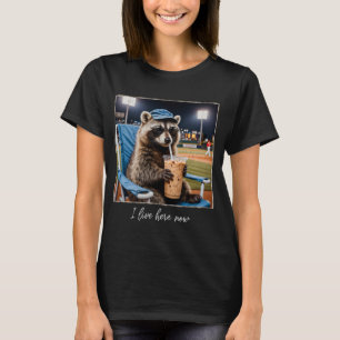 Camiseta Eu Moro Aqui Agora Guaxinim
