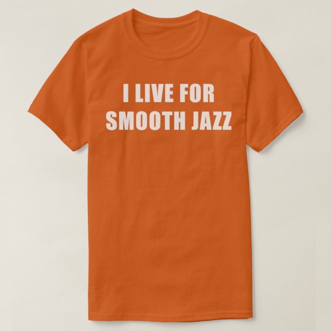 Camiseta Eu Moro Por Jazz Suave (Frente do Design)
