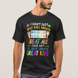Camiseta Eu Não Ajudo Apenas Crianças a Criar Grande Arte P