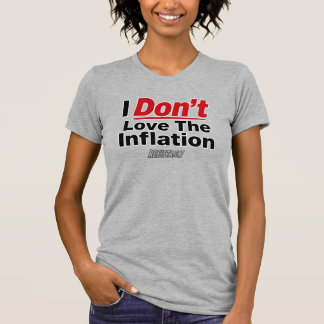 Camiseta Eu Não Amo a Inflação