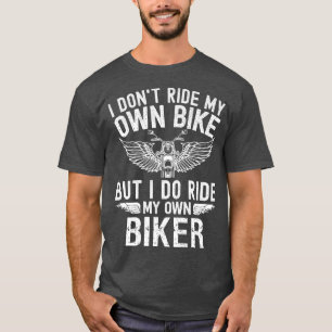Camiseta Eu não ando de bicicleta, mas eu ando de bicicleta
