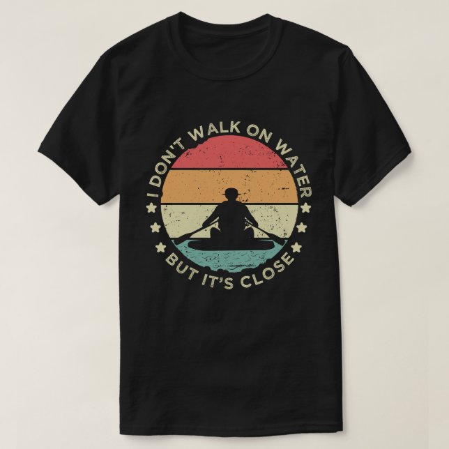 Camiseta Eu Não Ando Sobre a Água (Frente do Design)