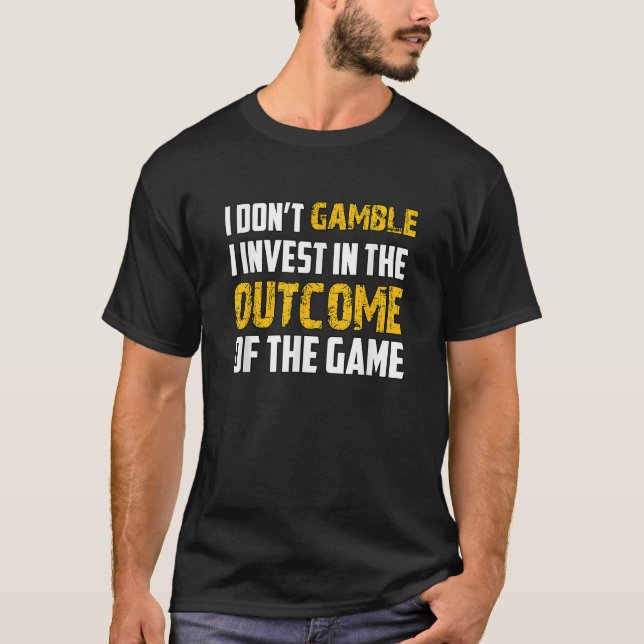 Camiseta Eu Não Aposto Eu Invisto (Frente)