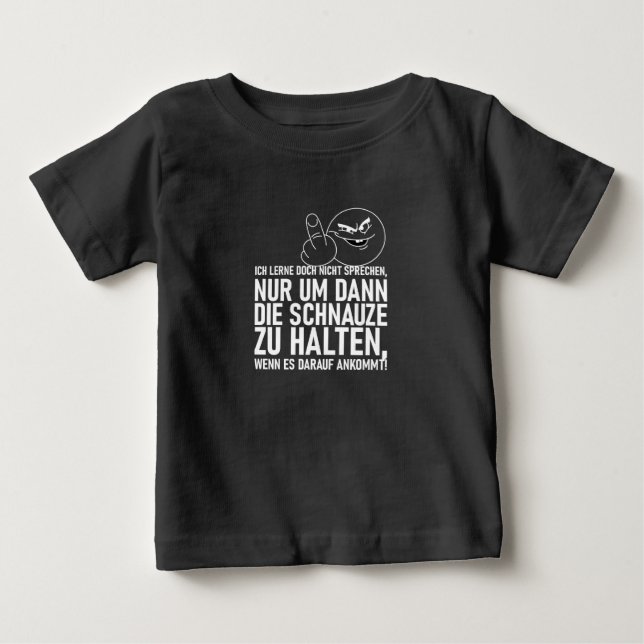 CAMISETA EU NÃO APRENDO A FALAR (Frente)
