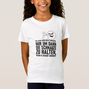 CAMISETA EU NÃO APRENDO A FALAR