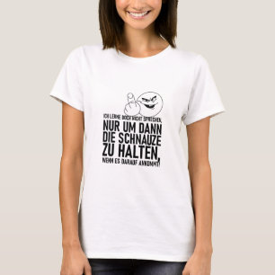 CAMISETA EU NÃO APRENDO A FALAR