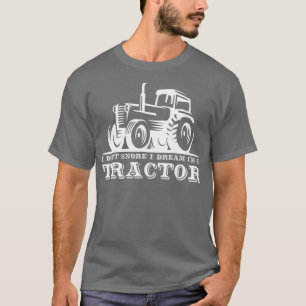 Camiseta Eu Não Assusto Eu Sonho Eu Sou Um Trator - Engraça