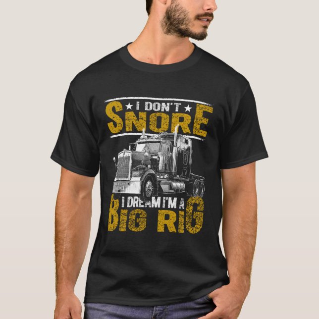 Camiseta Eu Não Assusto Eu Sonho Que Sou Um Grande Motorist (Frente)