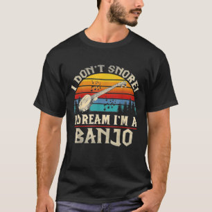 Camiseta Eu Não Assusto Eu Sonho Um Banjo
