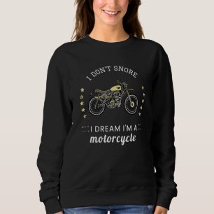 Camiseta Eu Não Assusto Eu Sonho Uma Citação De Biker De Mo