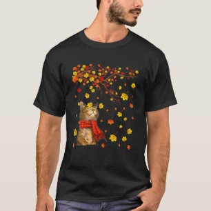 Camiseta Eu não caio em vocês, cartazes de outono de cata