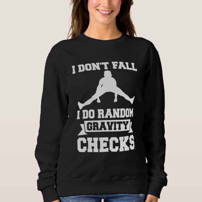 Camiseta Eu Não Caio Eu Faço Verificações Aleatórias de Gra (Frente)