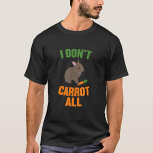 Camiseta Eu Não Cenoro Todo Coelho Engraçado Coelho Coelho