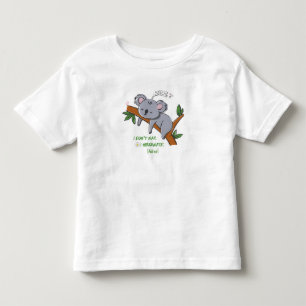 Camiseta Eu Não Cochilar, Eu Hiberno - Koala Adormecido Fof