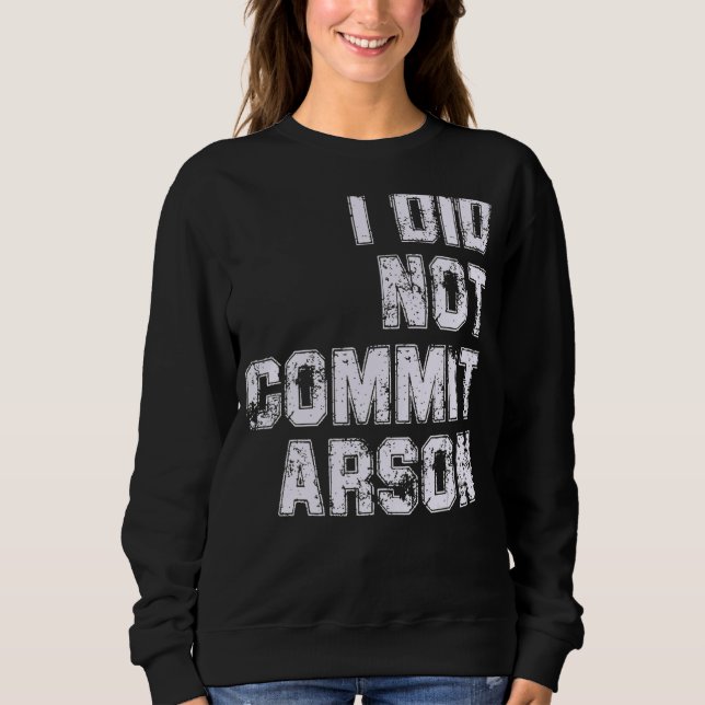 Camiseta Eu Não Cometi Arson (Frente)