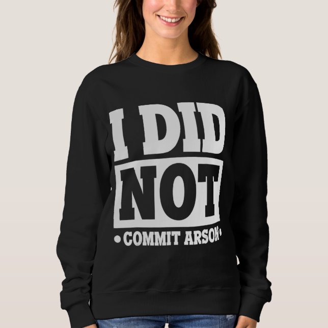 Camiseta Eu Não Cometi Arson (Frente)