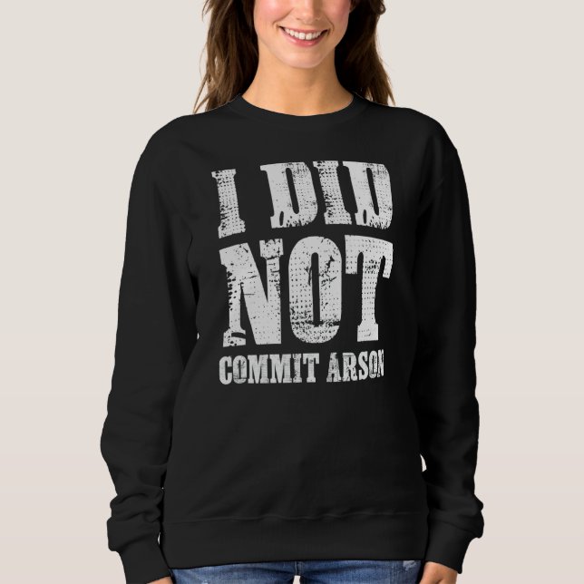 Camiseta Eu Não Cometi O Meme Do Arson (Frente)