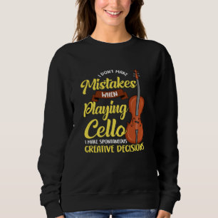 Camiseta Eu não cometo erros ao tocar Cello