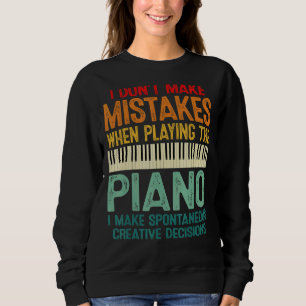 Camiseta Eu não cometo erros ao tocar pianista