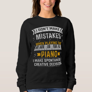 Camiseta Eu não cometo erros Piano Piano Pun Piano