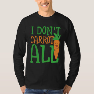 Camiseta Eu não como cenoura toda a energia de carboidratos