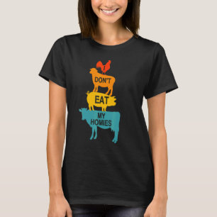Camiseta Eu não como minha casa Vegan Vegetarian Vegan