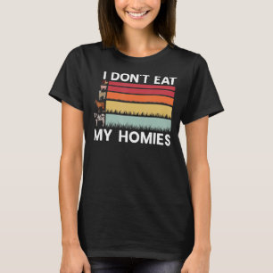 Camiseta Eu não como minha casa Veggie Comida Vegan