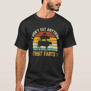 Camiseta Eu não como nada que derrube a vegetariana mundia