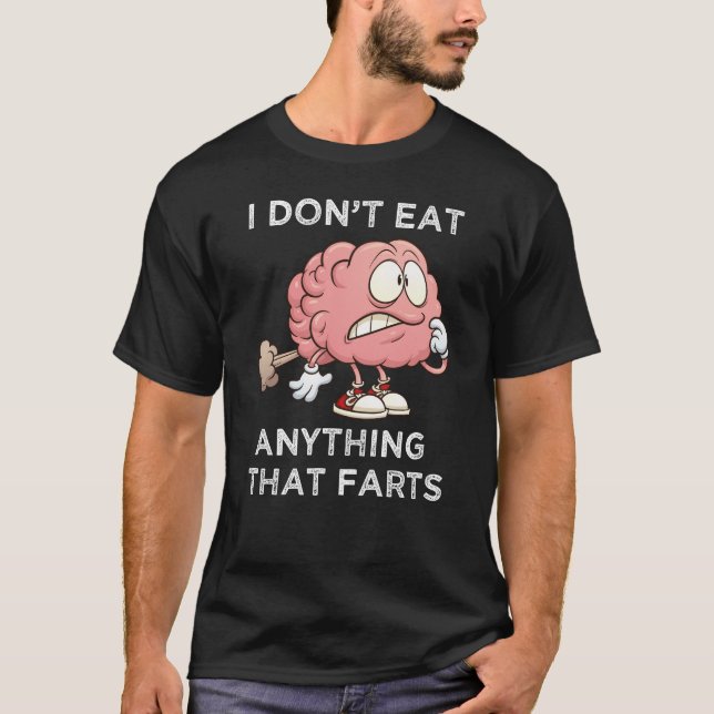 Camiseta Eu não como nada que faça isso (Frente)