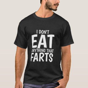 Camiseta Eu Não Como Nada Que Farta Vegetariana Engraçada